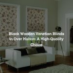 Black Wooden Venetian Blinds in Over Hulton: A High-Quality Choice